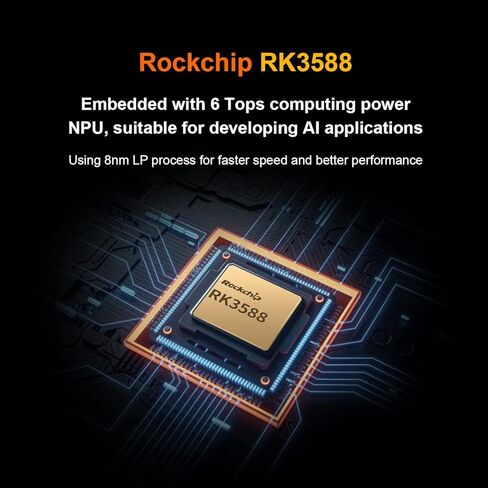 Orange Pi 5 Plus 4GB LPDDR4/4x Rockchip RK3588 8-Core 64-Bit كمبيوتر لوحي واحد مع وحدة eMMC سعة 32 جيجابايت، لوحة تطوير تعمل بنظام تشغيل Orange Pi/Linux/Ubuntu/Debian/Android (4GB+32GB eMMC) in Saudi Arabia