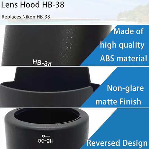 يحل غطاء العدسة HB-38 لكاميرا AF-S VR Micro-Nikkor مقاس 105 مم f/2.8G IF-ED محل غطاء العدسة HB-38 in Kuwait