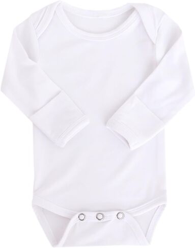 Copper Pearl Long Sleeve Bodysuit Baby: Ultra Soft Baby for Newborns, Boys, and Girls - Stylish, Comfortable, Overlap Shoulders, Premium Knit Fabric - 18-24 Months, Dove in Saudi Arabia