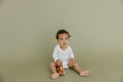 Copper Pearl Long Sleeve Bodysuit Baby: Ultra Soft Baby for Newborns, Boys, and Girls - Stylish, Comfortable, Overlap Shoulders, Premium Knit Fabric - 18-24 Months, Dove in Saudi Arabia