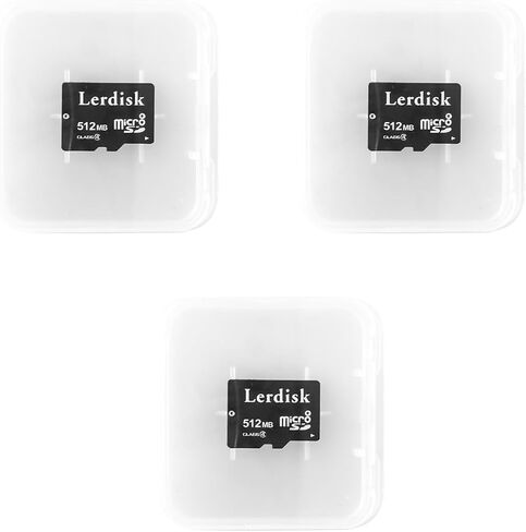 Factory Wholesale Pack of 3 Micro SD Card 512MB in Bulk Small Capacity for Small Files Only,Not Suitable for Camera or Phone (Not GB,1024MB=1GB) in Saudi Arabia