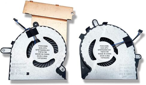 New CPU + GPU Fan for HP Omen 15-CE 17-an 17-AN013TX 17-AN014TX 17-AN012DX 15-CE000 15-CE010CA 15-CE020CA 15-CE030CA15-CE051NR, P/N: 929455-001 929456-001 in Saudi Arabia