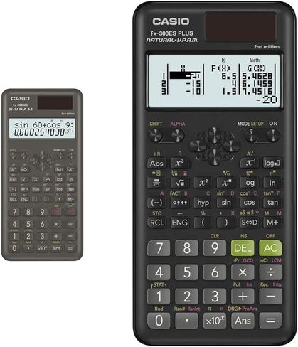 الة حاسبة علمية من كاسيو FX300MSPLUS2، الإصدار الثاني، بتصميم أنيق جديد، أسود، 0.4 بوصة × 3 بوصة × 6.4 بوصة in Kuwait