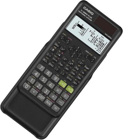الة حاسبة علمية من كاسيو FX300MSPLUS2، الإصدار الثاني، بتصميم أنيق جديد، أسود، 0.4 بوصة × 3 بوصة × 6.4 بوصة in Kuwait