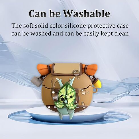 [3 in 1] Korok Case Compatible with Samsung Galaxy Buds3/Galaxy Buds3 Pro with Keychain, Cute Anime Cartoon Yahaha Soft Silicone Funny Shockproof Case Cover with Cleaning Kit in Saudi Arabia