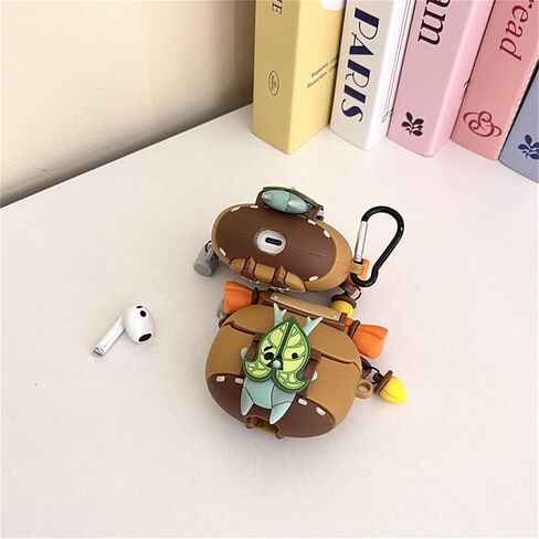 [3 in 1] Korok Case Compatible with Samsung Galaxy Buds3/Galaxy Buds3 Pro with Keychain, Cute Anime Cartoon Yahaha Soft Silicone Funny Shockproof Case Cover with Cleaning Kit in Saudi Arabia