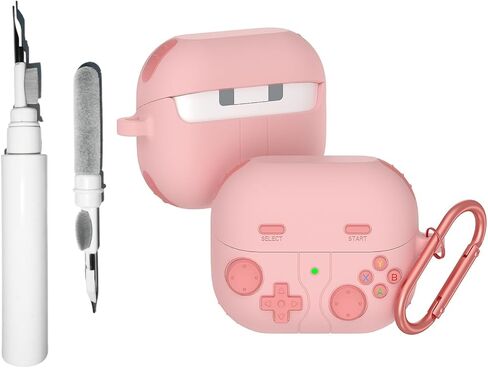 Cute Case Compatible with Samsung Galaxy Buds3 Pro/Galaxy Buds 3(2024) with Keychain,Cool Funny Game Soft Silicone Shockproof Protective Covers with Cleaning Kit in Saudi Arabia