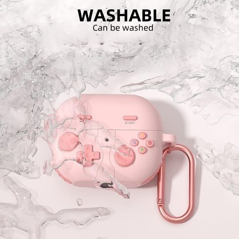 Cute Case Compatible with Samsung Galaxy Buds3 Pro/Galaxy Buds 3(2024) with Keychain,Cool Funny Game Soft Silicone Shockproof Protective Covers with Cleaning Kit in Saudi Arabia