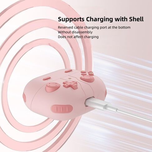 Cute Case Compatible with Samsung Galaxy Buds3 Pro/Galaxy Buds 3(2024) with Keychain,Cool Funny Game Soft Silicone Shockproof Protective Covers with Cleaning Kit in Saudi Arabia