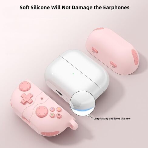 Cute Case Compatible with Samsung Galaxy Buds3 Pro/Galaxy Buds 3(2024) with Keychain,Cool Funny Game Soft Silicone Shockproof Protective Covers with Cleaning Kit in Saudi Arabia