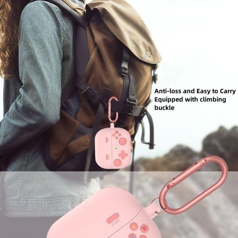 Cute Case Compatible with Samsung Galaxy Buds3 Pro/Galaxy Buds 3(2024) with Keychain,Cool Funny Game Soft Silicone Shockproof Protective Covers with Cleaning Kit in Saudi Arabia