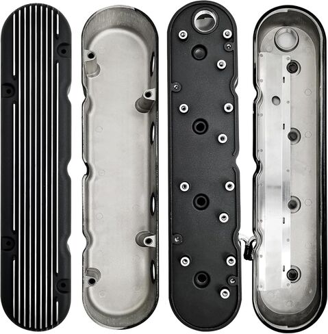 أغطية صمامات الألومنيوم المصقولة مع حوامل ملف وغطاء متوافق مع LS1 LS2 LS3 LS6 LS7 Chevy Small Block V8 293 325 364 376 427 in Kuwait