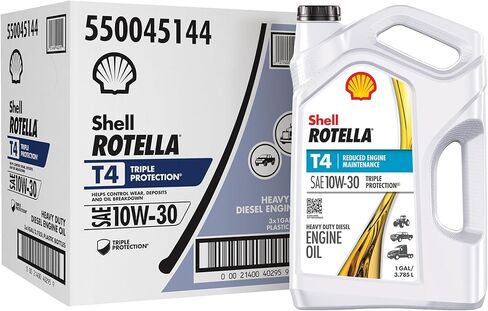 Shell Rotella T4 Triple Protection Conventional 15W-40 Diesel Engine Oil (1-Gallon, Single Pack) in Kuwait