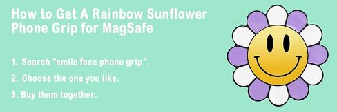 قاعدة مغناطيسية من metisinno متوافقة مع مقابض هواتف PopSocket وحافظات iPhone MagSafe، ألوان قوس قزح متعددة in Kuwait