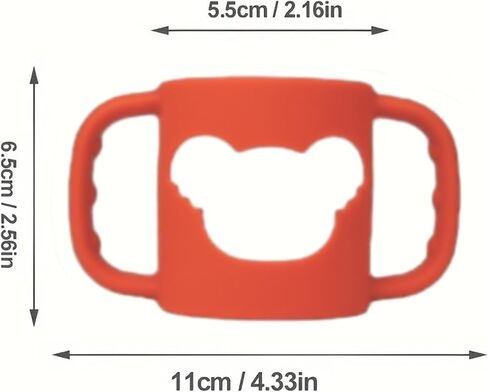 4 Pcs Baby Bottle Handles, Silicone Bottle Handles for Dr Brown Narrow Baby Bottles, Baby Bottle Holder with Easy Grip Handles to Hold Their Own Bottle, BPA Free Universal Bottle Handle Cover in Saudi Arabia