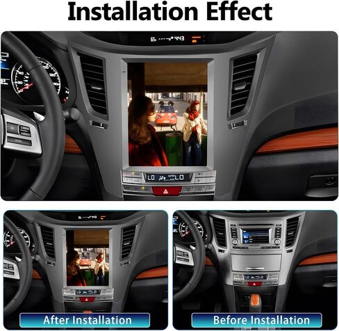 ستيريو سيارة Android 13 لسيارة Subaru Outback Legacy 2010-2014 مع Apple Carplay اللاسلكي Android Auto، راديو سيارة بشاشة لمس عالية الدقة 9.7 بوصة مع نظام ملاحة GPS، واي فاي، بلوتوث، راديو FM/RDS SWC+كاميرا خلفية AHD in Saudi Arabia