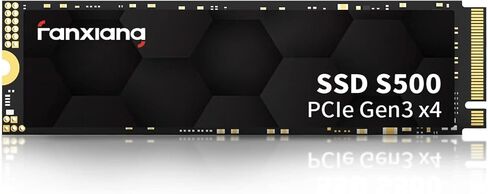محرك أقراص fanxiang S500 1TB SSD M.2 NVMe PCIe Gen3x4 3D NAND TLC محرك أقراص الحالة الصلبة الداخلي يصل إلى 2100 ميجابايت/ثانية متوافق مع أجهزة الكمبيوتر المحمول وسطح المكتب in Saudi Arabia