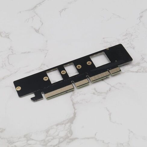 The Lord of the Tools NVMe M.2 M-Key NGFF NVME AHCI SSD to PCIe Express 3.0 16x 4X to NVMe M.2 Adapter Card for 110mm 80mm SSD 128x36mm, Black in Saudi Arabia