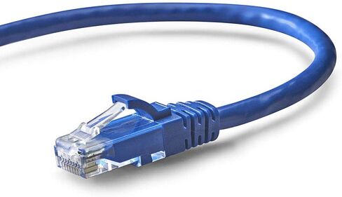 NavePoint Patch Cable, CAT5e, 24AWG/7 * 0.18 MM, 50 Ft, Black in Saudi Arabia
