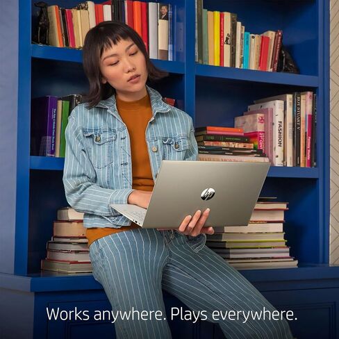 HP Pavilion Daily Traditional Laptop, 15.6" FHD Touchscreen, Intel Core i7-1360P, 32GB RAM, 1TB SSD, Backlit Keyboard, Numeric Keypad, FP Reader, Webcam, HDMI, Wi-Fi 6, Windows 11 Pro, Gold in Saudi Arabia