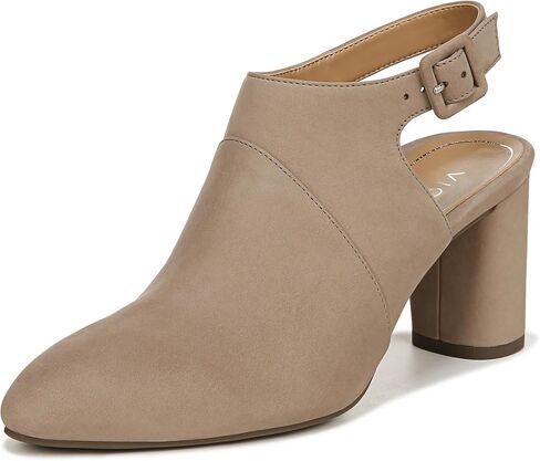 Vionic Roseville Women's Heeled Mule/Clog Dress Shoe Taupe Nubuck - 9.5 Medium in Saudi Arabia