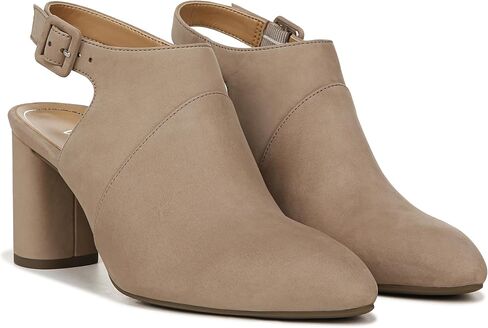 Vionic Roseville Women's Heeled Mule/Clog Dress Shoe Taupe Nubuck - 9.5 Medium in Saudi Arabia