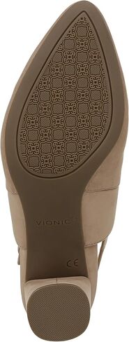 Vionic Roseville Women's Heeled Mule/Clog Dress Shoe Taupe Nubuck - 9.5 Medium in Saudi Arabia