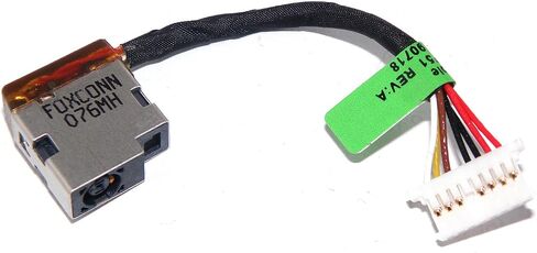 كابل منفذ شحن مقبس الطاقة DC البديل لـ HP 14M-BA 17-by 14-DQ M3-U 15-BK 15-AS 13-S Chromebook 11 G5 799735-S51 799735-F51 799735-Y51 in Saudi Arabia