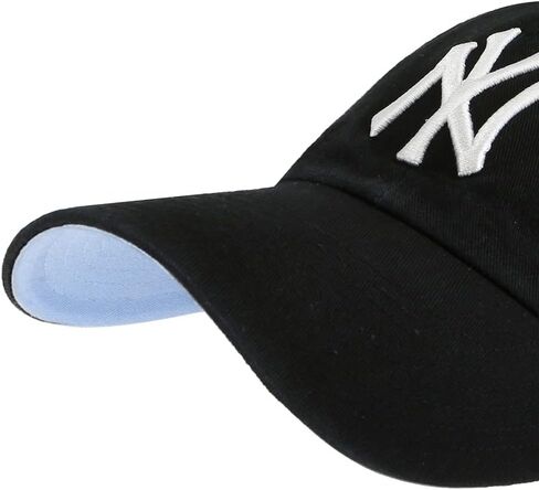 '47 New York Yankees Ballpark Clean Up Dad Hat Baseball Cap - Black/Blue Bottom, One Size in Saudi Arabia