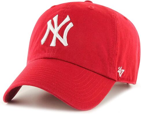'47 New York Yankees Ballpark Clean Up Dad Hat Baseball Cap - Black/Blue Bottom, One Size in Saudi Arabia