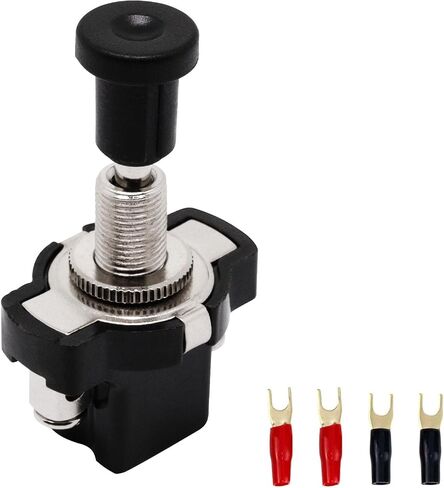 S SYDIEN 3Pcs 8mm/0.31" Thread ON-Off Push-Pull Pushbutton Switch 12V/24V for Auto Car Vehicle in Saudi Arabia