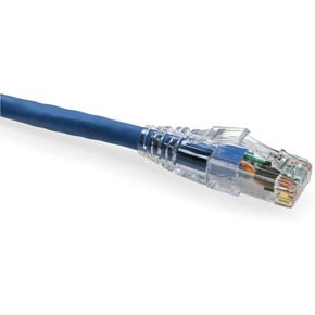 Leviton 6D460-10L eXtreme 6+ SlimLine Patch Cord, CAT 6, 10-Foot Length, Blue