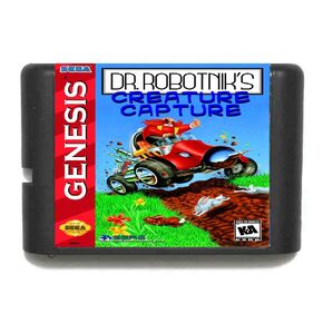 Dr.Robotniks Creature Capture 16 Bit MD Game Card For Sega Megadrive Genesis Video Game Console Cartridge