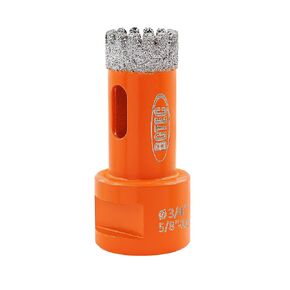 Dry Diamond Core Drill Bits,BGTEC 1pc 1-3/8" Diamond Hole Saw with Triangle Shank for Porcelain Tile,Ceramic Granite Marble Stone Masonry Brick