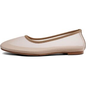 Mesh Ballet Flats Shoes for Women Slip On Round Toe Ballerina Shoes Comfortable