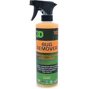 3D Bug Remover - All Purpose Exterior Cleaner & Degreaser to Wipe Away Bugs on Plastic, Rubber, Metal, Chrome, Aluminum, Windows & Mirrors, Suitable for use on Car Paint, Wax & Clear Coat (Gallon)
