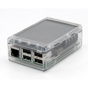 مكونات sb حافظة شفافة TFT LCD مقاس 3.2 بوصة لـ Raspberry Pi 2 وRaspberry Pi 3 (شفاف)
