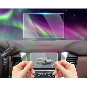 Tempered Glass Screen Protector Foil Compatible with 2020 2019 2018 Chevrolet Suburban 8 Inch Infotainment Navigation Radio Touchscreen Cover Accessories Protective Film 9H Anti-Fingerprint