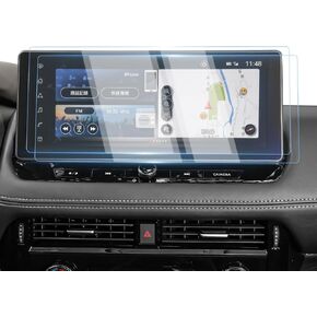 Karltys 2 Pack 12.3-Inch Screen Protector for Nissan Rogue SL/Platinum 2024 2025 Accessories, Rogue Touchscreen Tempered Glass 9H Hardness Ultra Clear Screen Cover Anti Glare