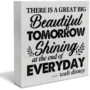 Inspiration Saying Wooden Box Sign Little Reminders You are Enough Wood Block Plaque Decor Home Office Desk Shelf or Wall Display in Kuwait