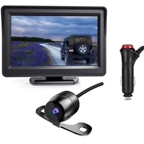 WiFi Backup Camera for Car Back up Camera System for Truck WiFi Reverse Camera Vehicle License Plate Camera Phone App View, Suitable for iPhone iPad Android Tablets