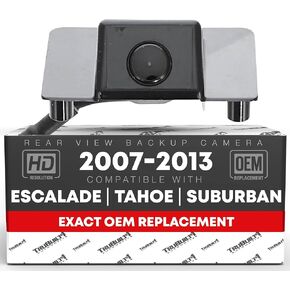 Rear View Backup Camera - Compatible with 2007-2008 Chevrolet Tahoe, 07-08 Suburban 1500, 07-08 Suburban 2500; 2007-2008 GMC Yukon; 07-08 Cadillac Escalade ESV - OEM 15173619, 590-076, GM1960104