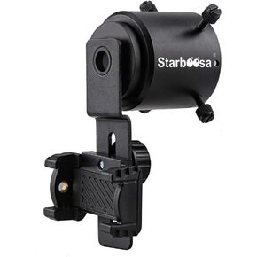Smartphone Spotting Scope Camera Adapter Mount - Capture Stunning Photos & Videos - Fits 1.25" to 2" Spotting Scope Eyepieces - Aluminum Frame- Perfect for Birding & Nature Photography