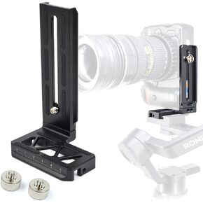 Aluminum L Bracket Vertical Shooting Quick Release Plate for DJI Ronin SC Gimbal Stabilizer Tripod Monopod and Camera
