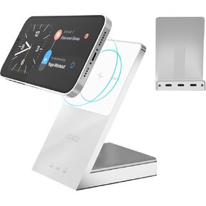 3-in-1 Wireless Charger for MagSafe Charger Stand - 45W USB-C Fast Charging - Wireless Charging Station - for iPhone 14/13/12/Pro/Max/plus and Galaxy Samsung