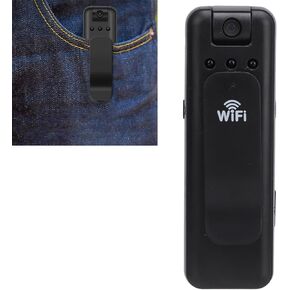 Mini Body Camera 1080P, Magnetic Video Recorder, Built in 32GB Memory Card, Night Vision and Loop Record, Wearable Police Cam for Home, Outdoor, Riding Bike