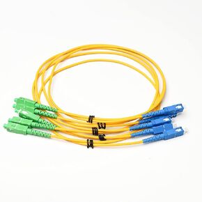 Simplex Fiber Optic Patch Cord SC/APC-SC/UPC(2ft, 5pcs)
