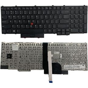 Laptop Replacement US Layout Keyboard for Lenovo ThinkPad P50(20EN/20EQ) P70(20ER/20ES) P51 P71 Without Backlit P/N: 00PA288 SN20K85114 00PA247 0BH00HH SN20H35156 00PA329 00PA247