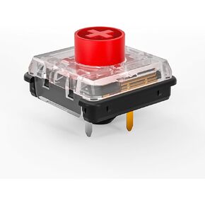 مفاتيح لوحة المفاتيح Kailh Choc منخفضة المستوى V2 باللون البني، مفتاح RGB SMD 43gf باللمس للوحة مفاتيح الألعاب الميكانيكية MX (V2 Brown 45 قطعة)