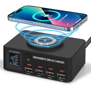 Charging Station, 100W8Port Usb Charging Station, Multiple Usb Charger Station, Charging Station for Multiple Devices, Multi Usb Charging Station, Chargers for Multiple Devices, Multi Charging Station